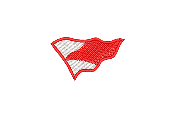 IHYC Double Wave Burgee